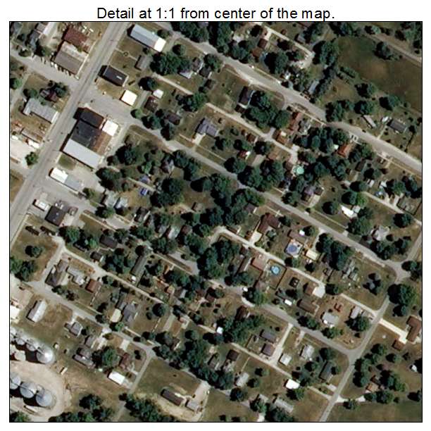 Matthews, Indiana aerial imagery detail