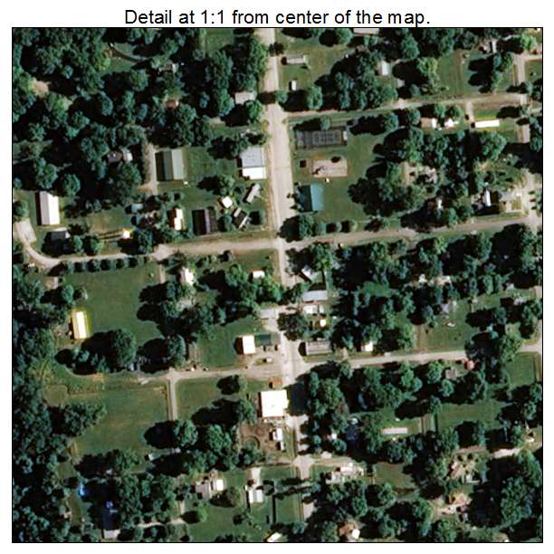 Merom, Indiana aerial imagery detail
