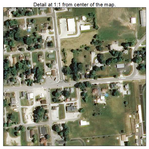 Monrovia, Indiana aerial imagery detail