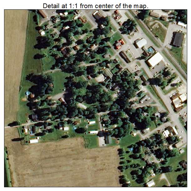 New Pekin, Indiana aerial imagery detail