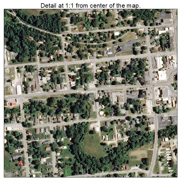 Paoli, Indiana aerial imagery detail
