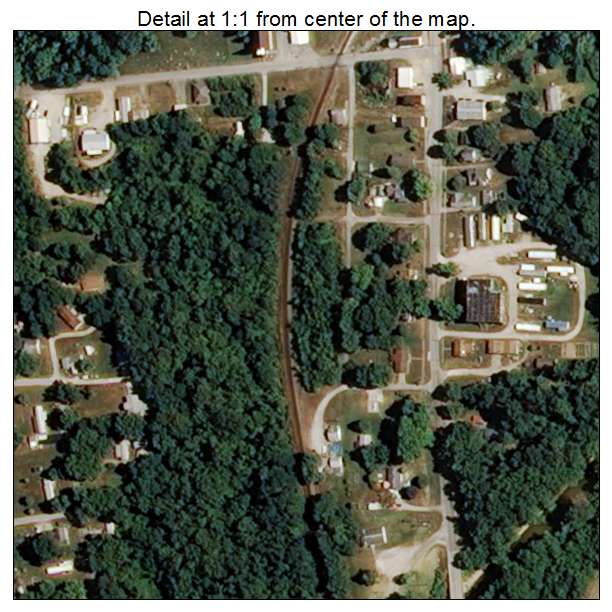 Patoka, Indiana aerial imagery detail