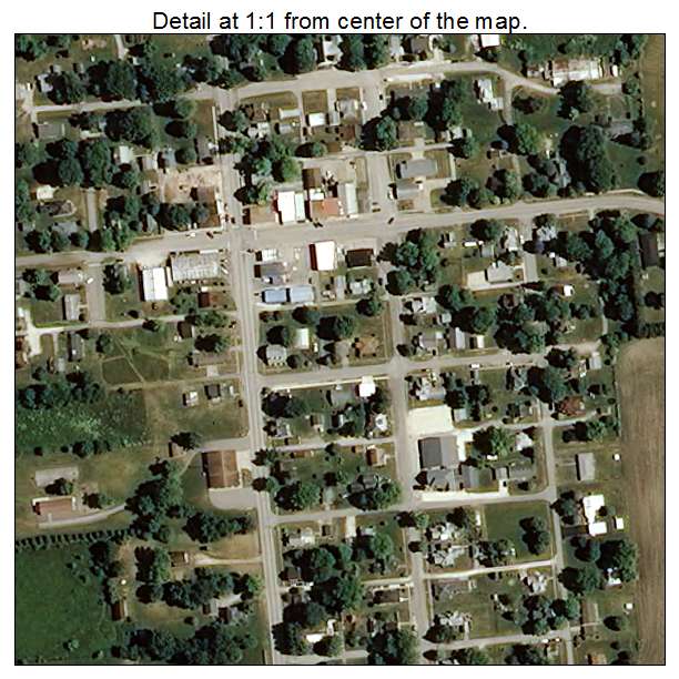 Pine Village, Indiana aerial imagery detail