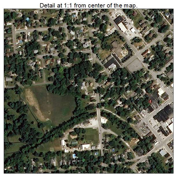 Rensselaer, Indiana aerial imagery detail