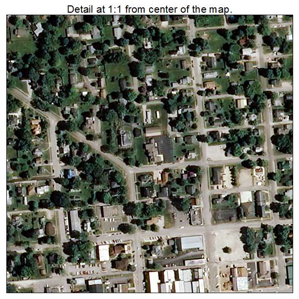 Rockville, Indiana aerial imagery detail
