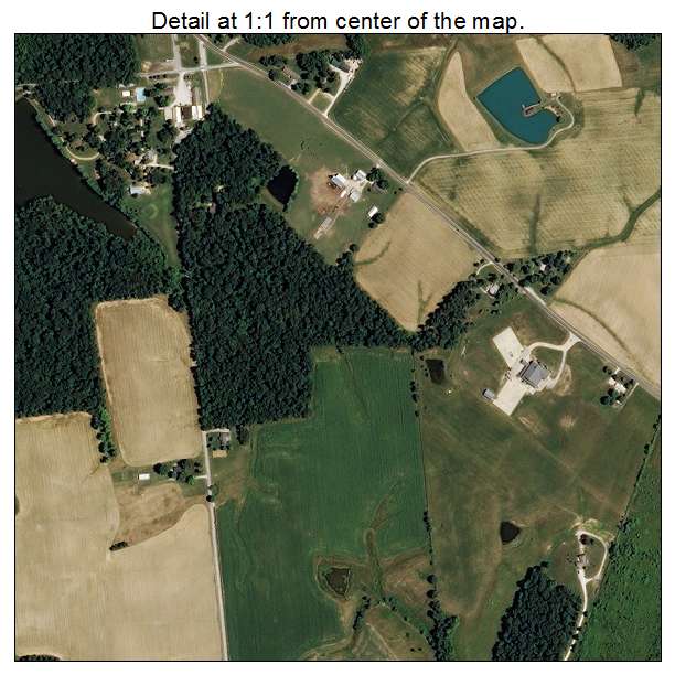 Santa Claus, Indiana aerial imagery detail