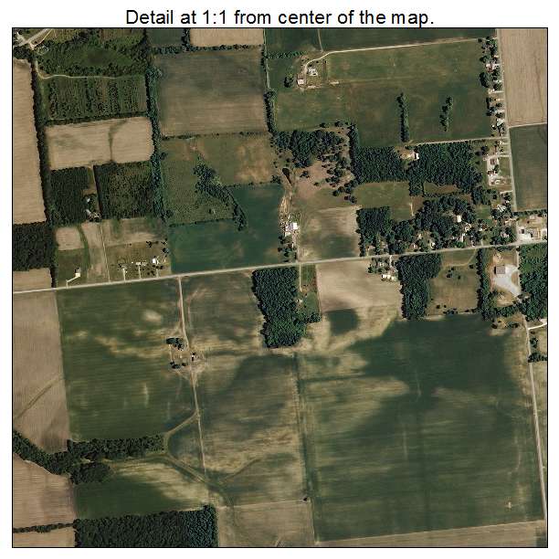 Shadeland, Indiana aerial imagery detail