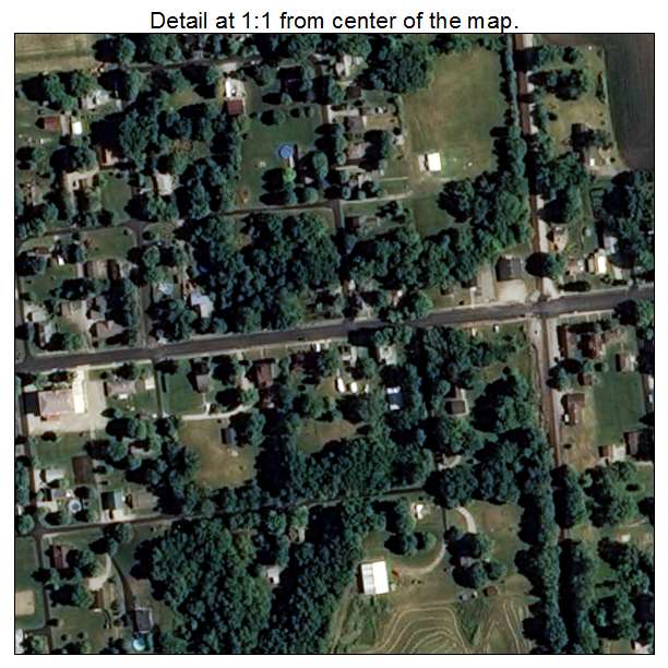 Springport, Indiana aerial imagery detail
