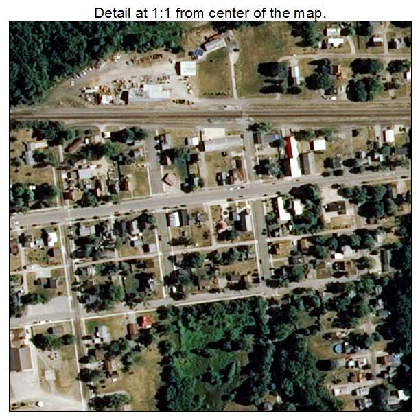 St Joe, Indiana aerial imagery detail