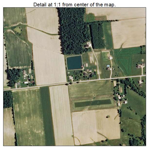 St Leon, Indiana aerial imagery detail