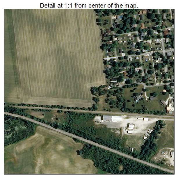 Sweetser, Indiana aerial imagery detail