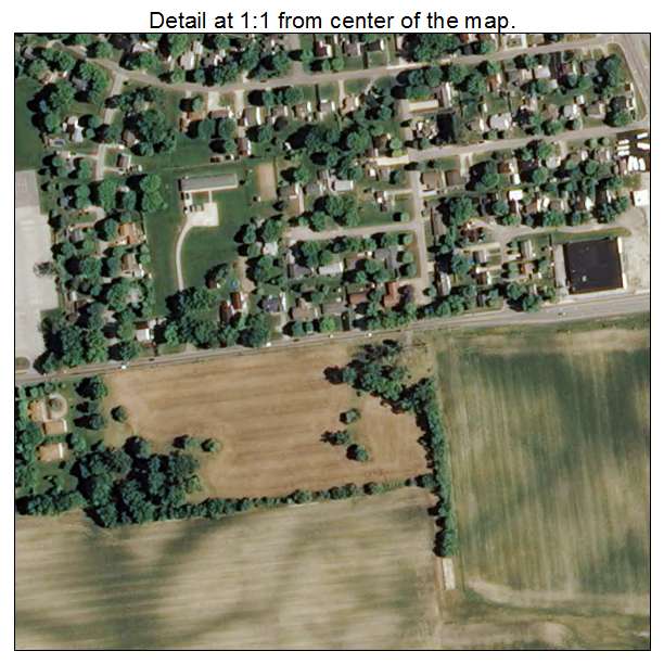 Whiteland, Indiana aerial imagery detail