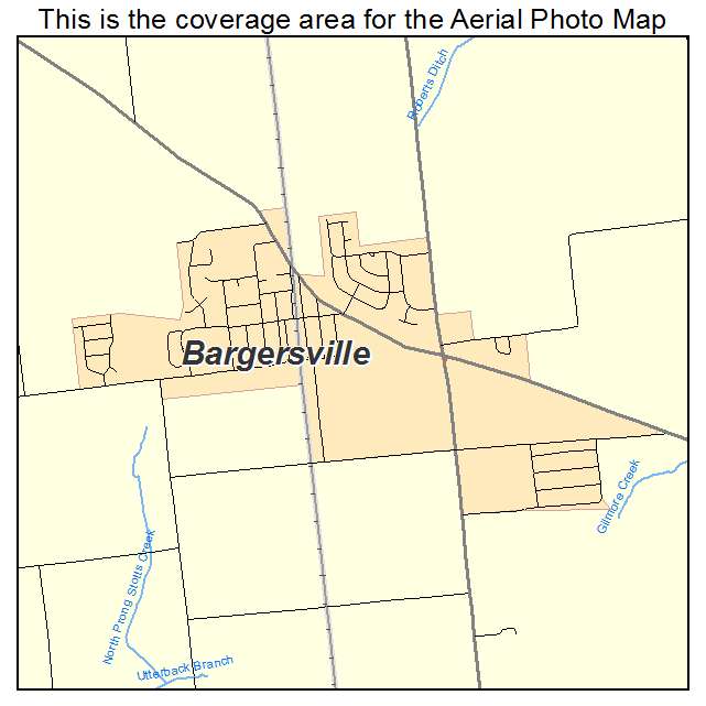 Bargersville, IN location map 