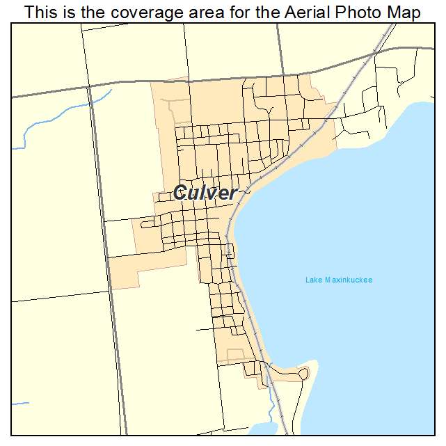 Culver, IN location map 