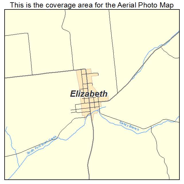 Elizabeth, IN location map 