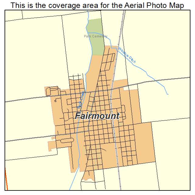 Fairmount, IN location map 