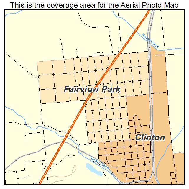 Fairview Park, IN location map 