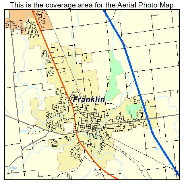 Franklin, IN location map 
