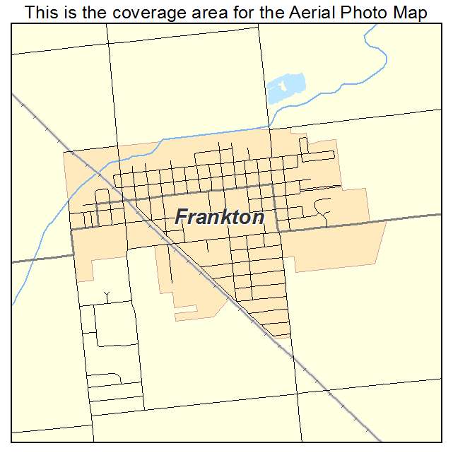 Frankton, IN location map 