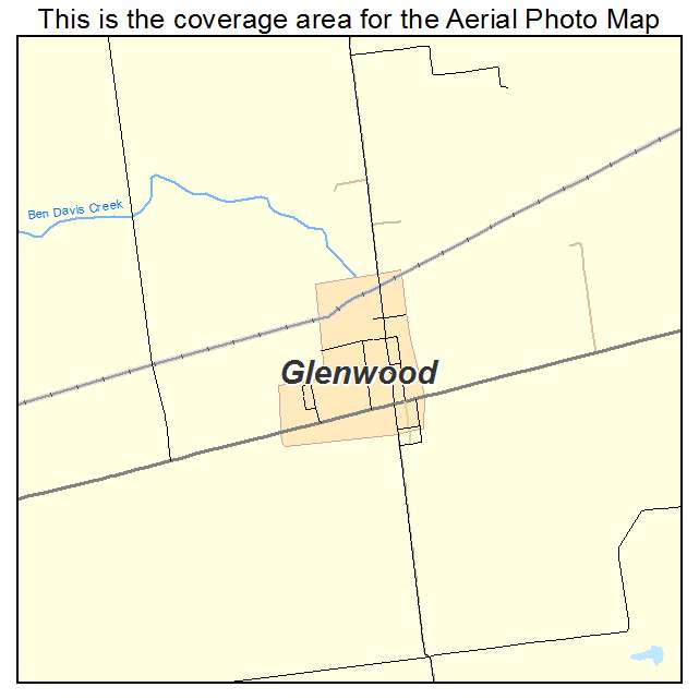 Glenwood, IN location map 
