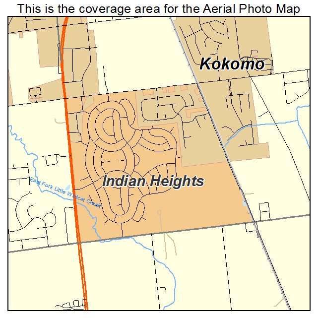 Indian Heights, IN location map 