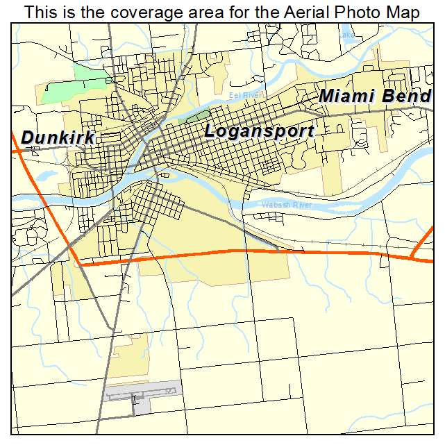 Logansport, IN location map 