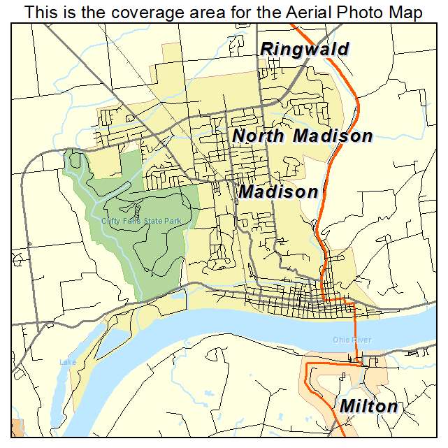 Madison, IN location map 