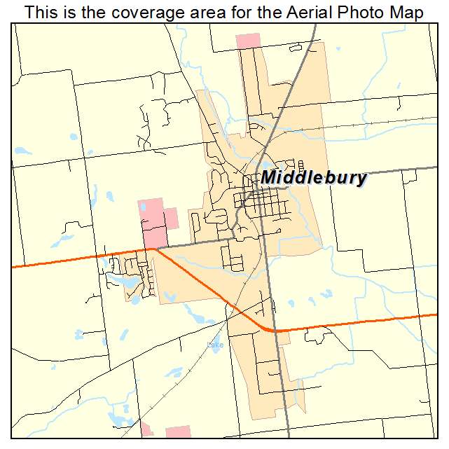 Middlebury, IN location map 