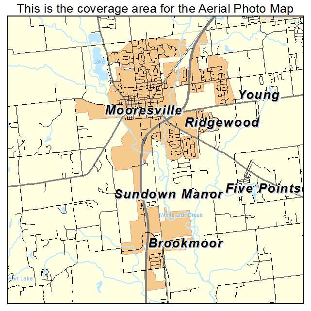 Mooresville, IN location map 