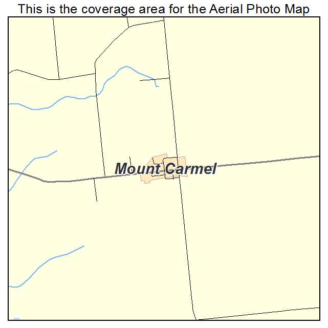 Mount Carmel, IN location map 