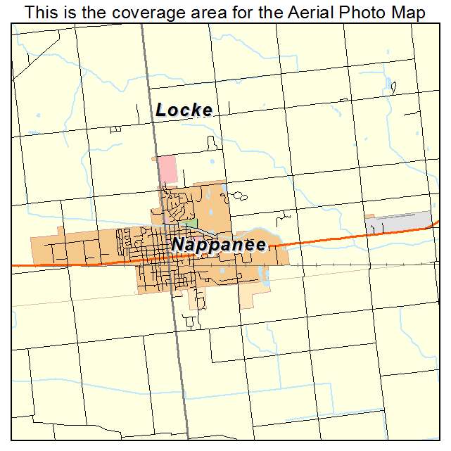 Nappanee, IN location map 