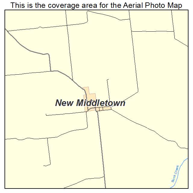 New Middletown, IN location map 