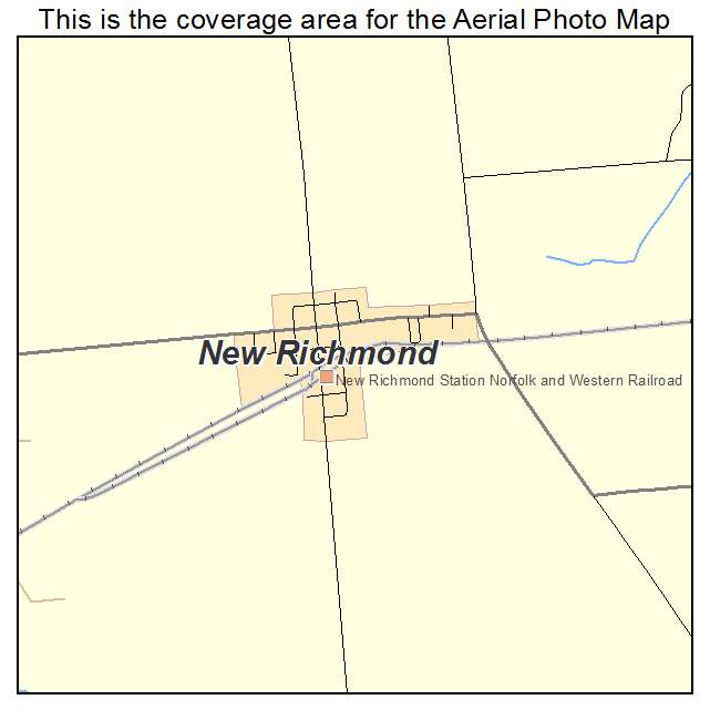 New Richmond, IN location map 