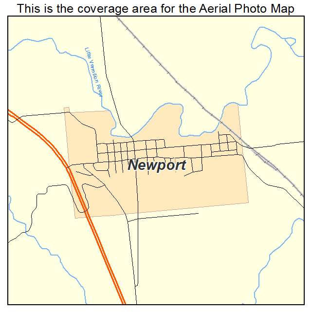 Newport, IN location map 