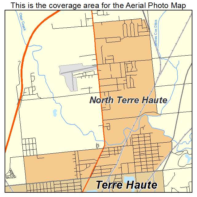 North Terre Haute, IN location map 