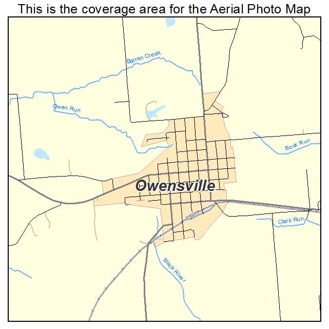 Owensville, IN location map 