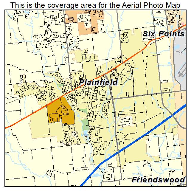 Plainfield, IN location map 