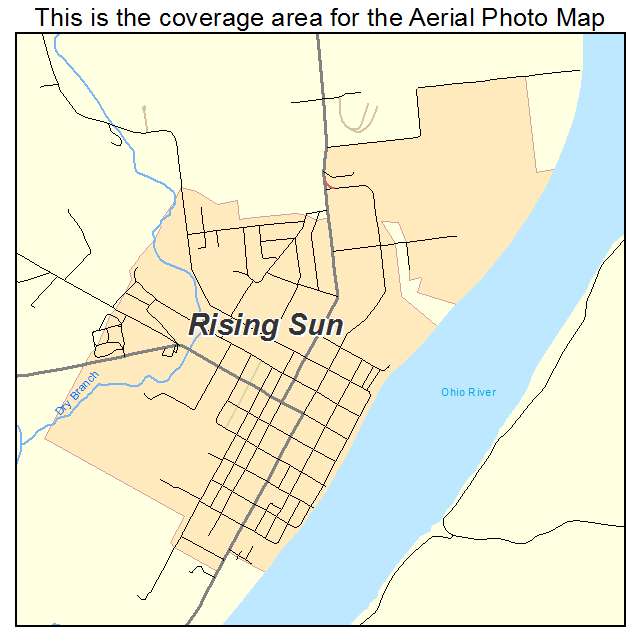 Rising Sun, IN location map 