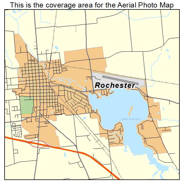 Rochester, IN location map 