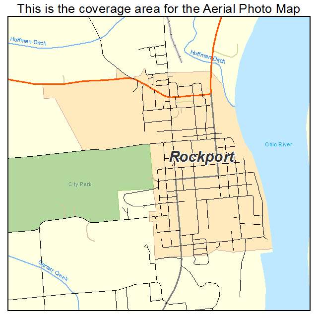 Rockport, IN location map 
