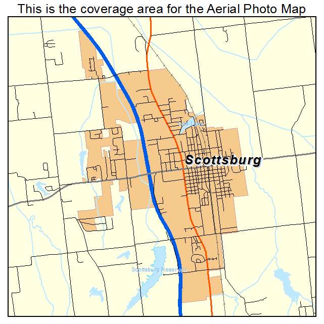 Scottsburg, IN location map 