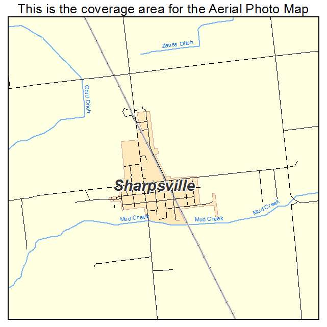 Sharpsville, IN location map 