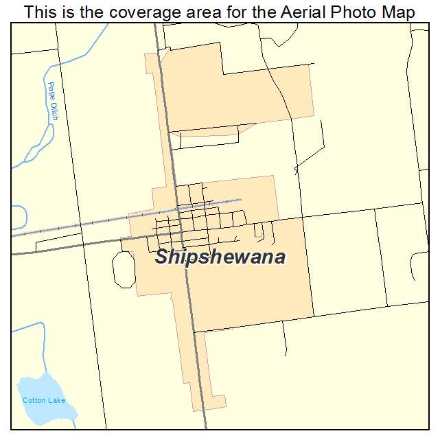 Shipshewana, IN location map 
