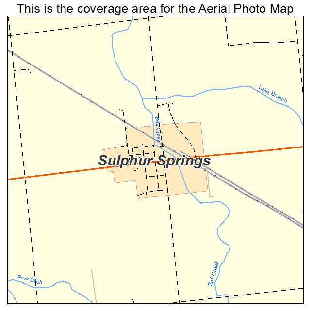Sulphur Springs, IN location map 
