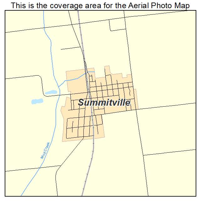 Summitville, IN location map 
