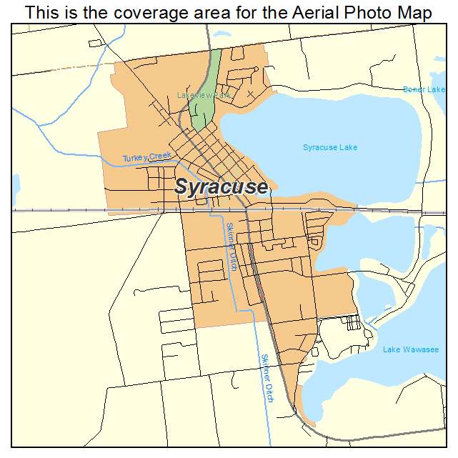 Syracuse, IN location map 