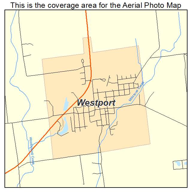 Westport, IN location map 