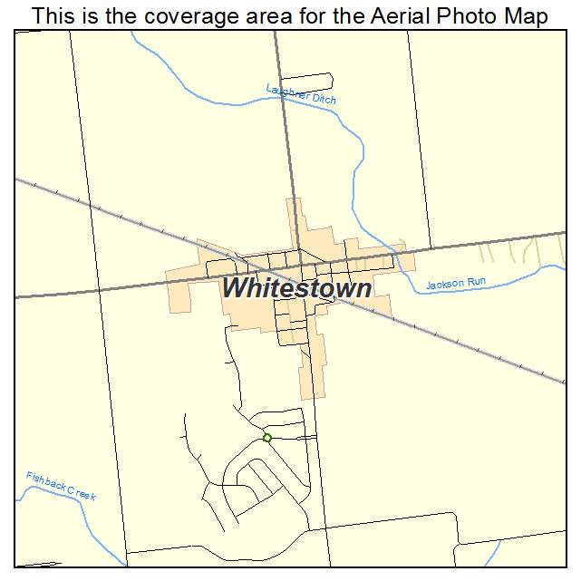 Whitestown, IN location map 