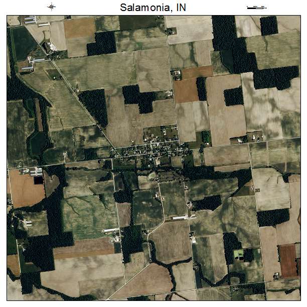 Salamonia, IN air photo map