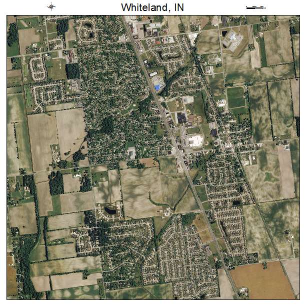 Whiteland, IN air photo map